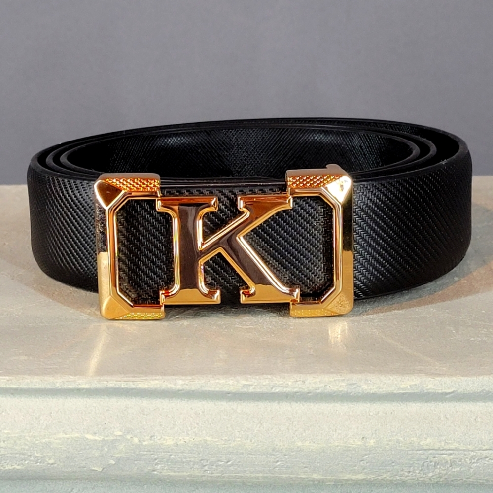 Black Belt w/ RG Color K Buckle NWOT